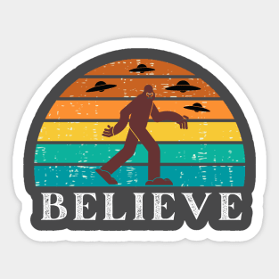 Bigfoot believe Sticker